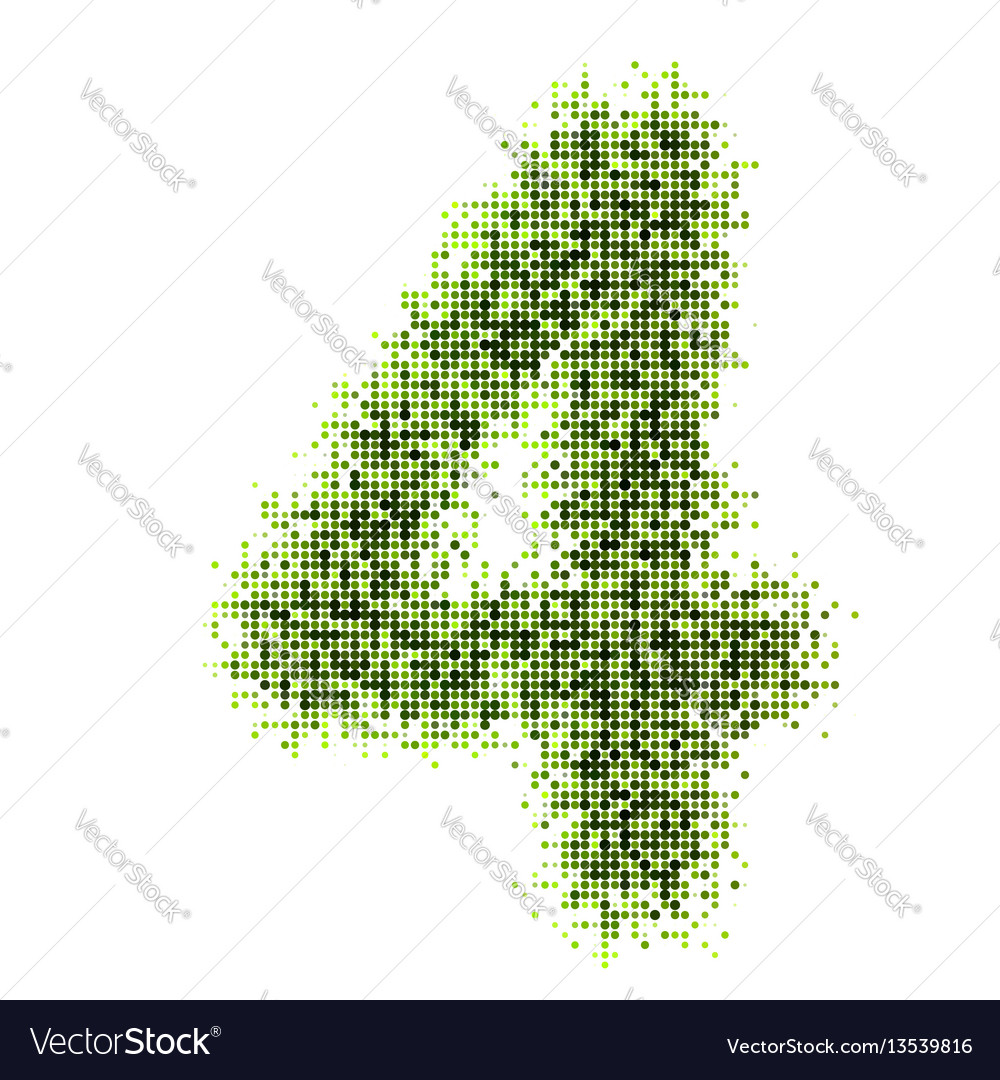 Dots style numbers