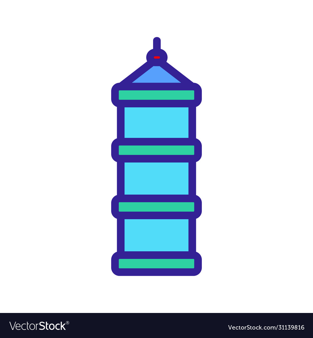 Hinged ladder rope icon outline