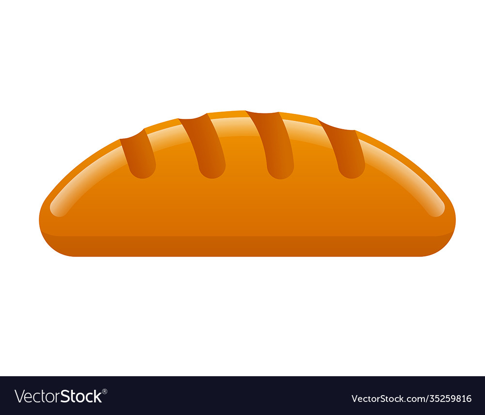 Loaf bread Royalty Free Vector Image - VectorStock