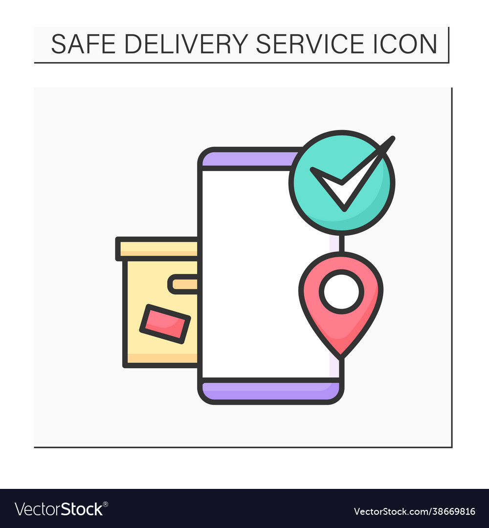 Order pickup color icon