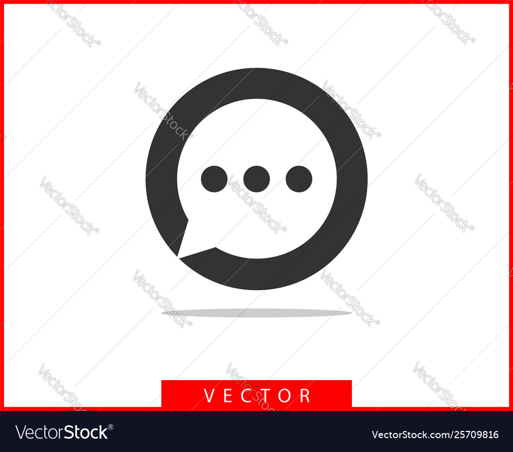 Talk bubble speech icon blank empty bubbles vector image Talk bubble speech icon blank empty bubbles