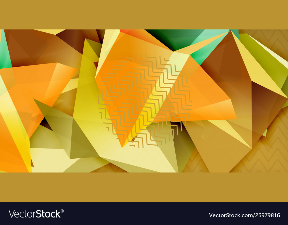 Triangular low poly background design
