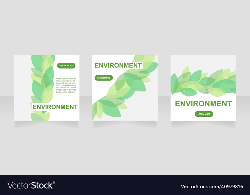 Waste disposal process web banner design template