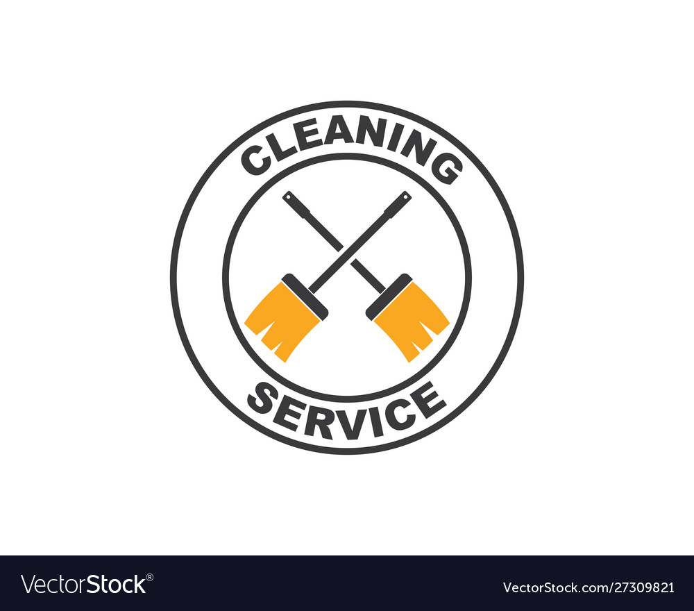 Broom template Royalty Free Vector Image - VectorStock