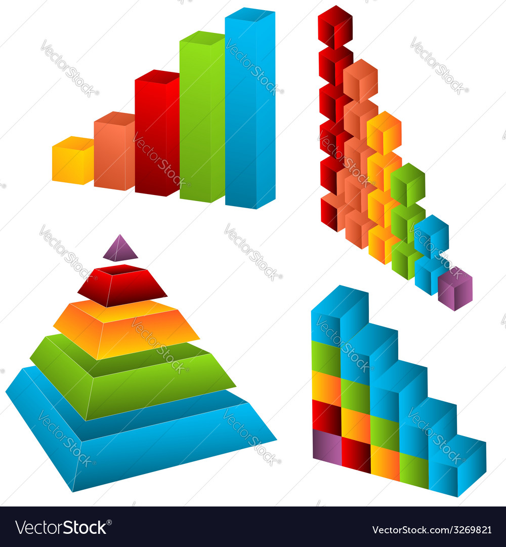 Chart elements Royalty Free Vector Image - VectorStock