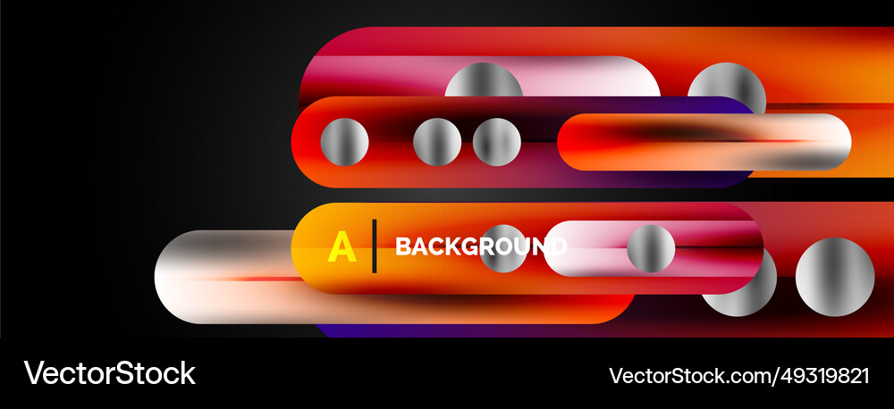 Dynamic lines geometric background visual Vector Image