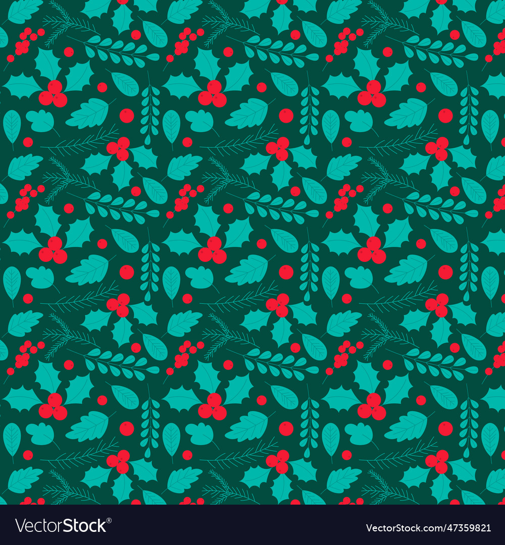 Hand drawn christmas pattern design background