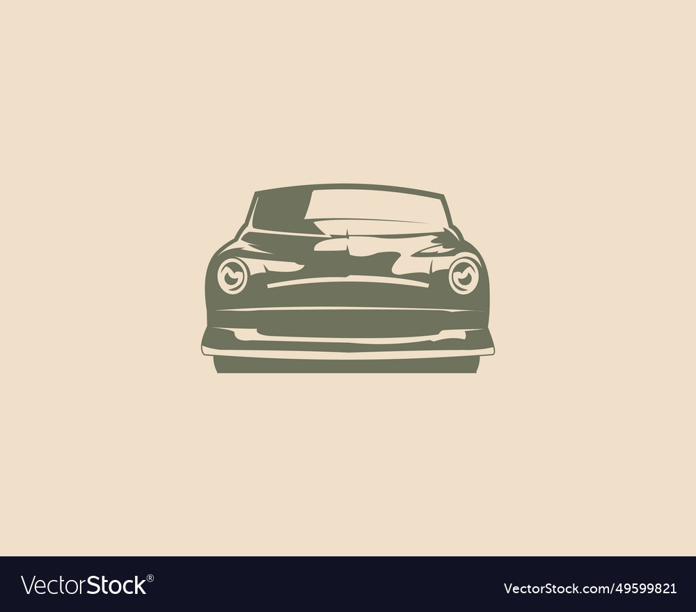 Old car of 1932 silhouette design