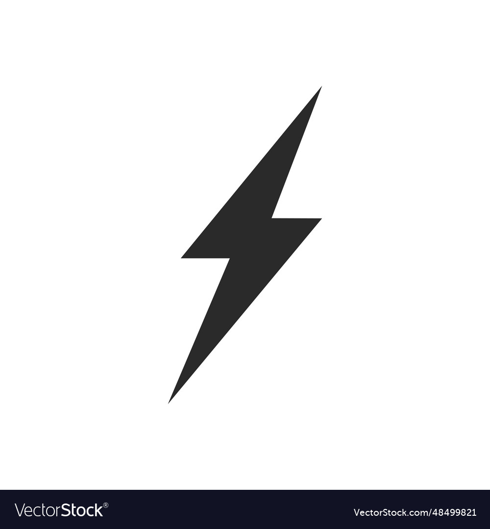 Power lightning logo Royalty Free Vector Image