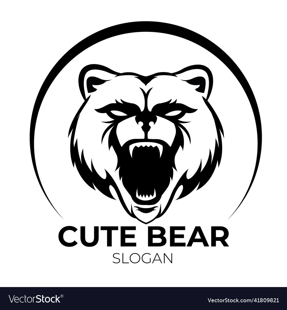 Professionelles Grizzly Bear Logo für ein Sportteam