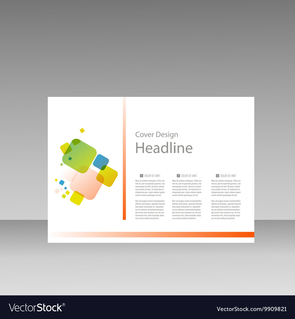 Squares pattern design template for presentation