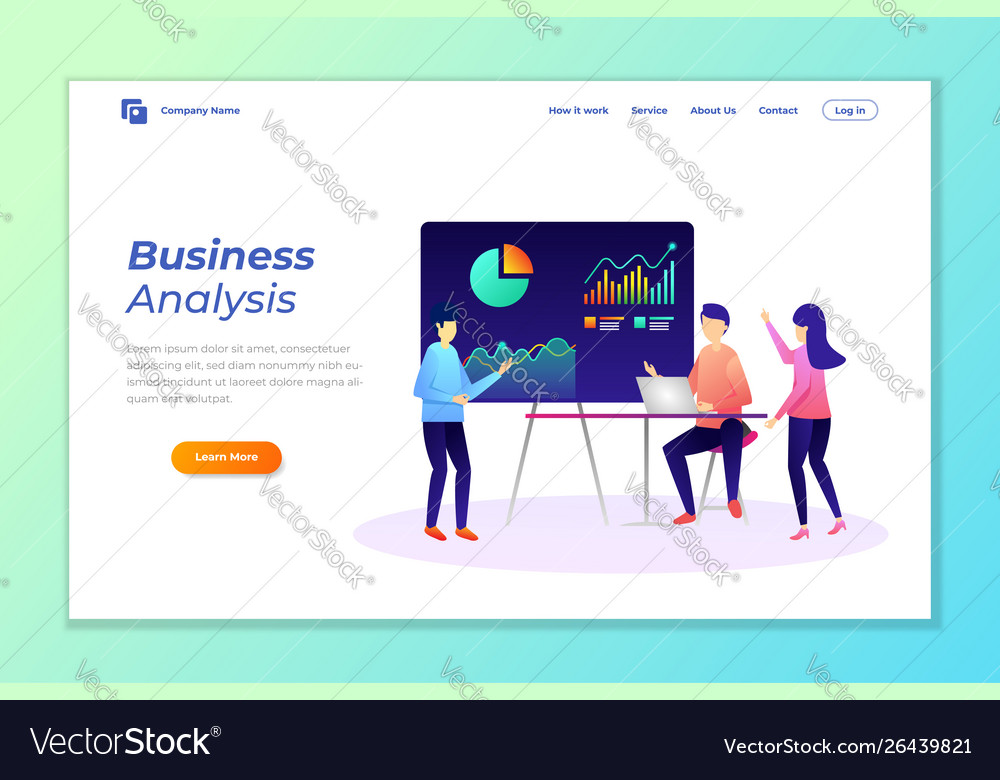 Web banner background for data analysis digital Vector Image Web banner background for data analysis digital