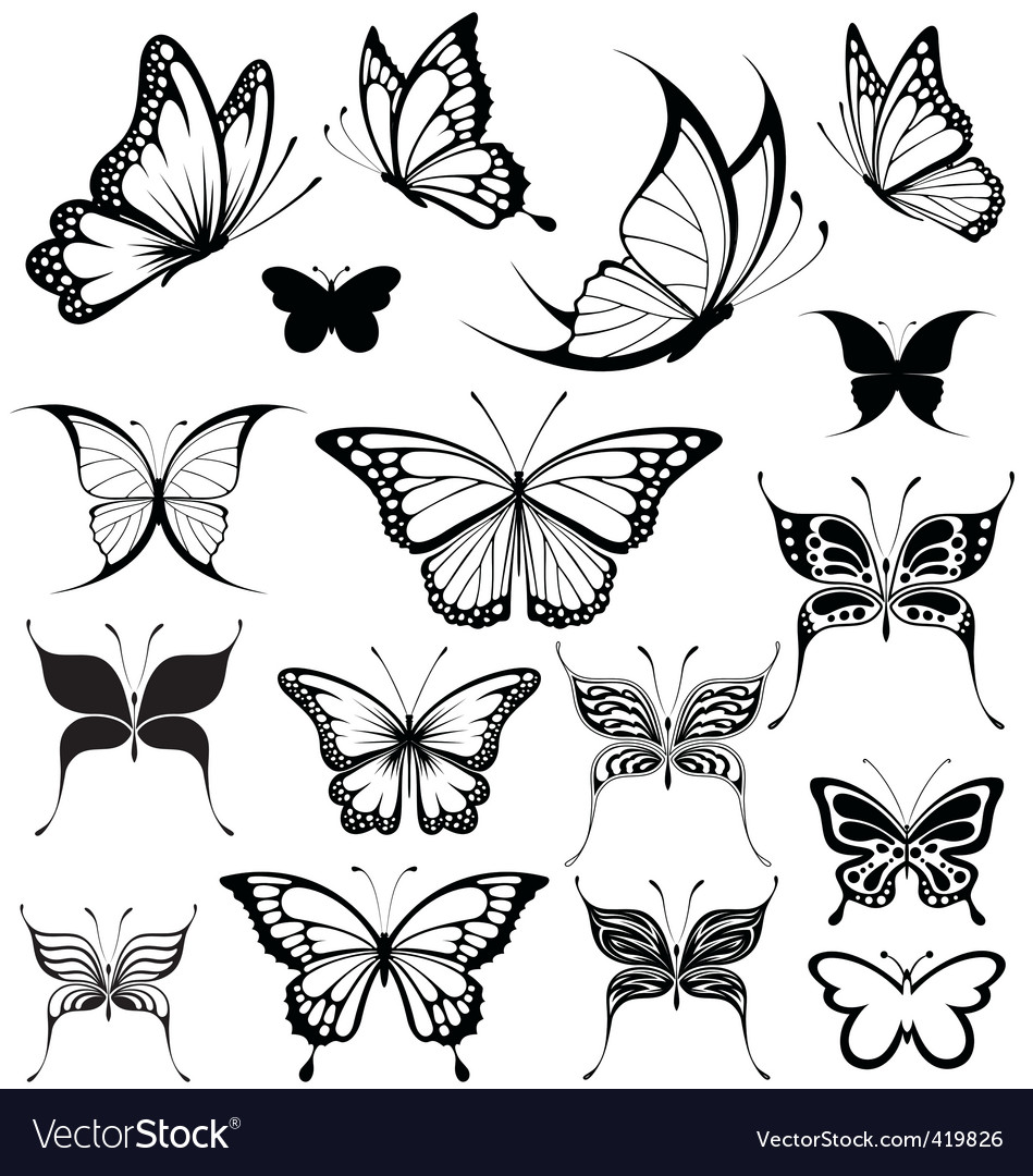 Free Free 218 Butterfly Svg Outline SVG PNG EPS DXF File