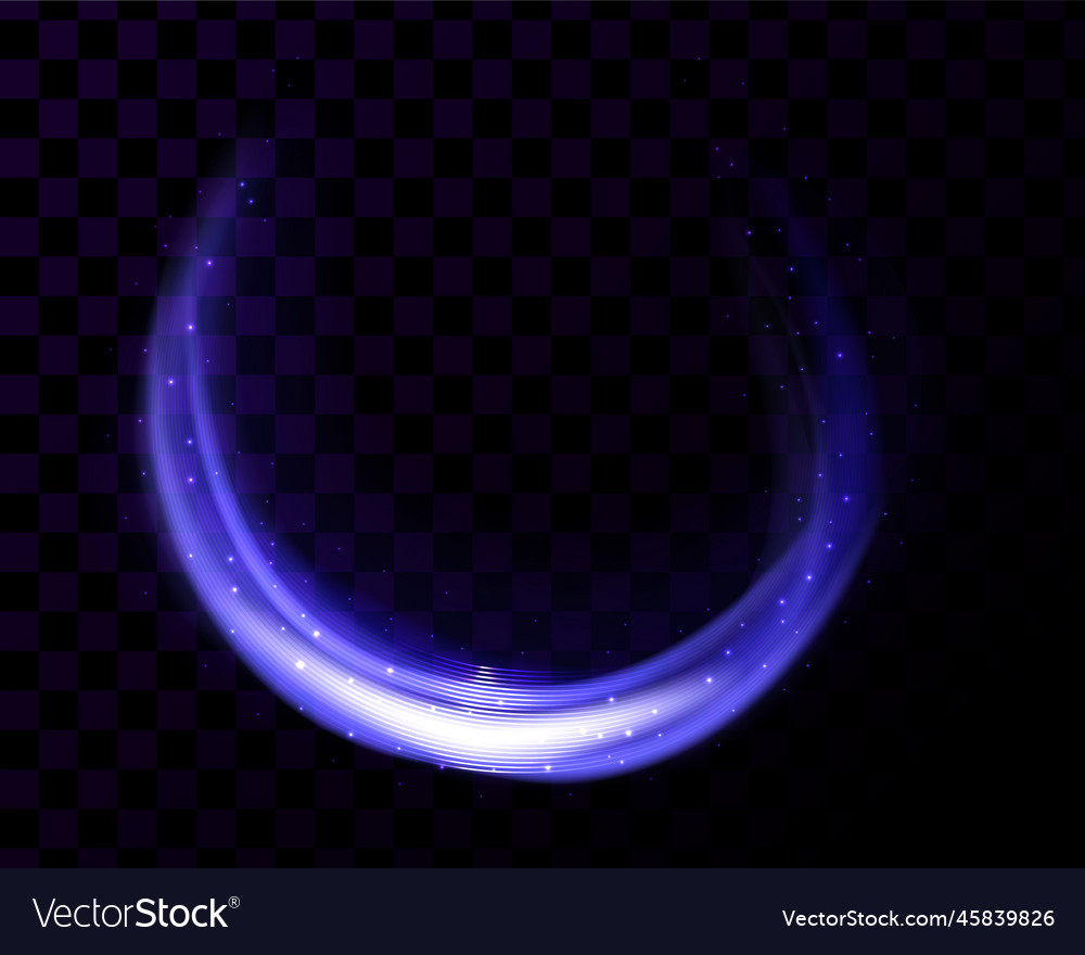 Curve light effect vector image Curve light effect
