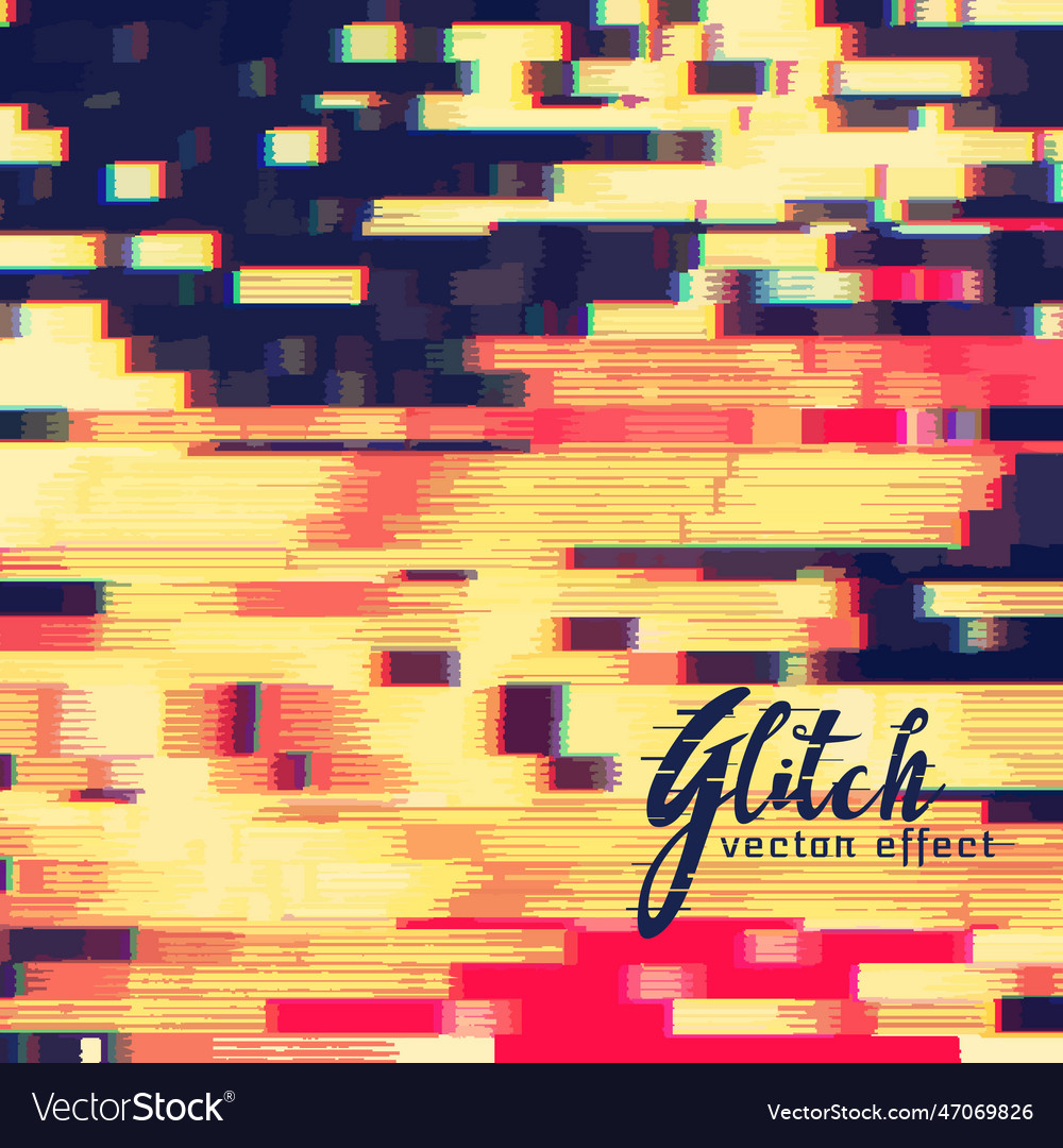 Glitch effect design background