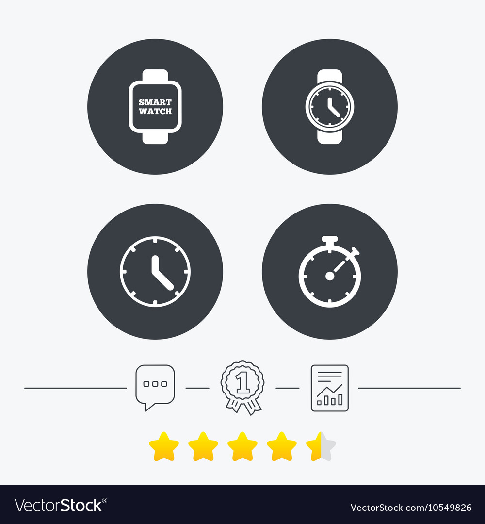 Smart watch mechanical clock time and timer