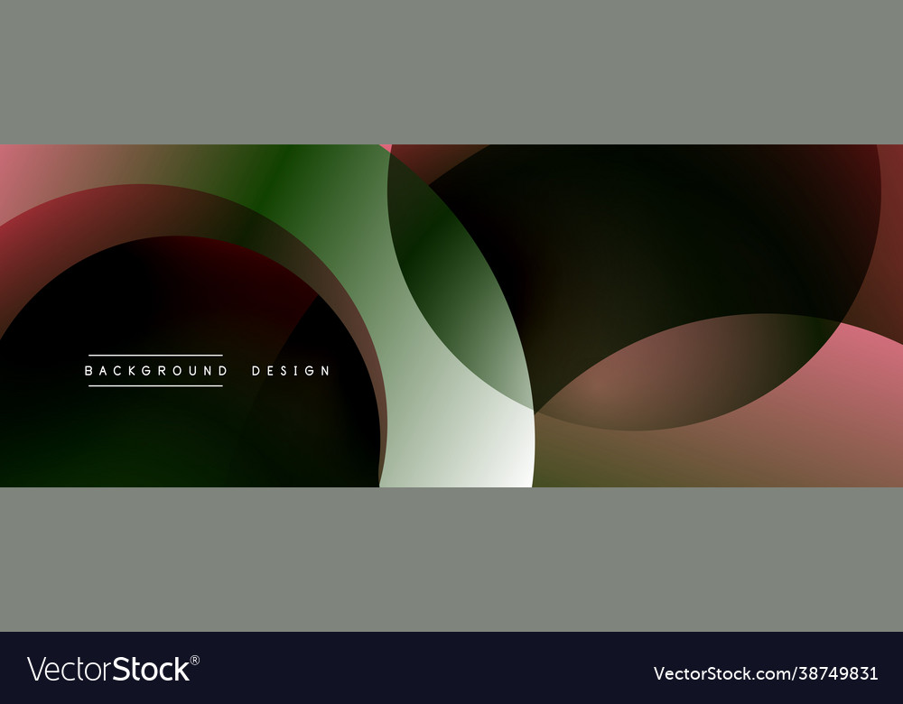 Abstract overlapping lines and circles geometric vector image Abstract overlapping lines and circles geometric