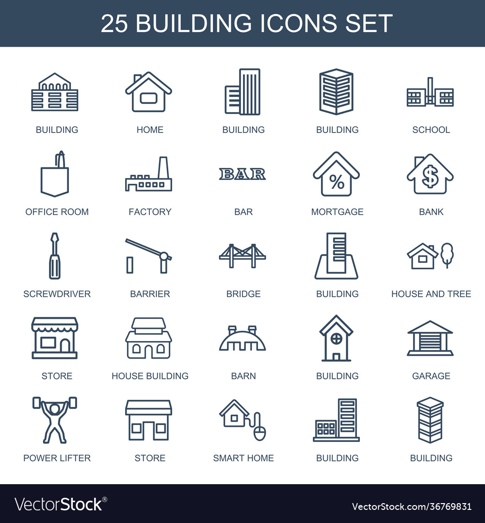 Building icons