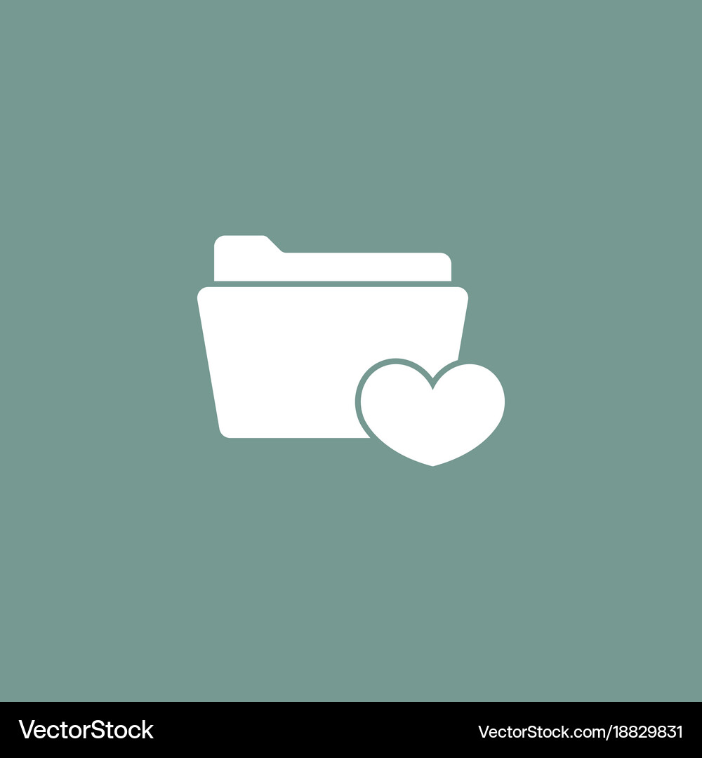 Folder icon simple Royalty Free Vector Image - VectorStock