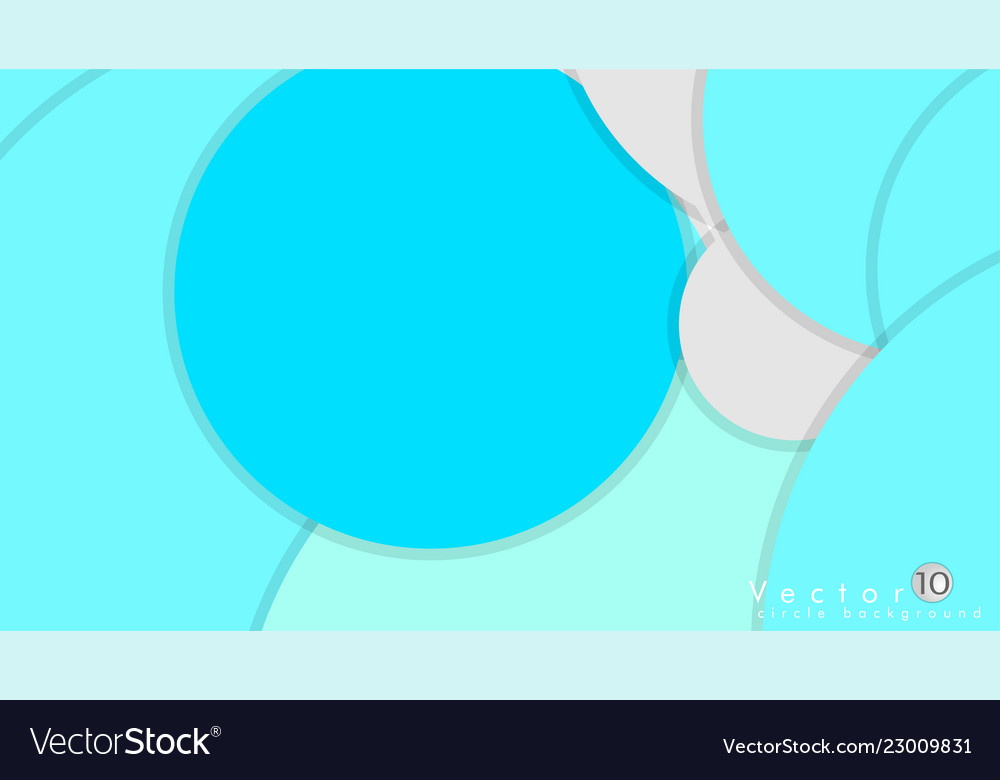 Simple and colorful circles background design vector image Simple and colorful circles background design