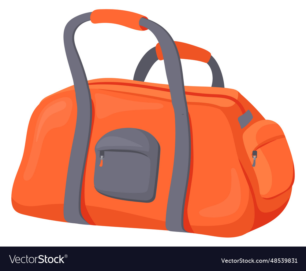 Travel bag icon cartoon holiday trip luggage