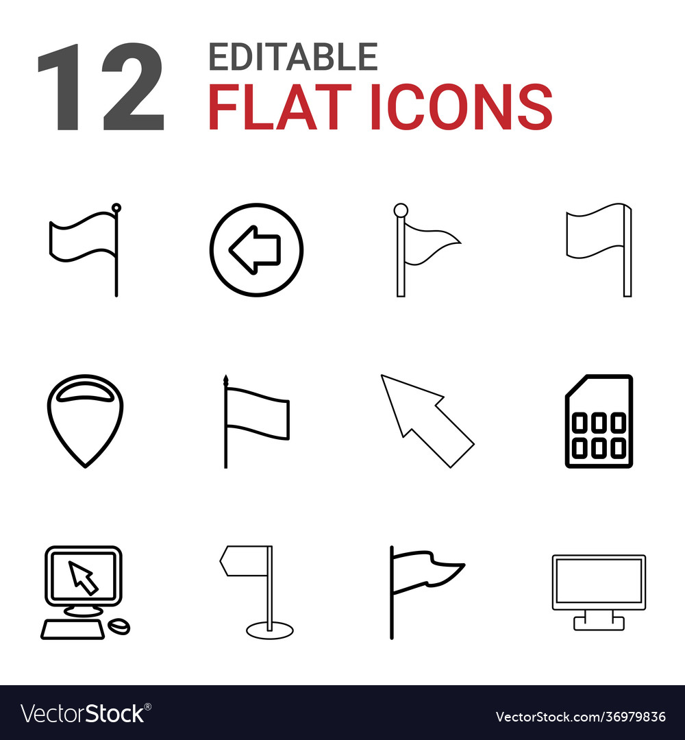 12 pointer icons