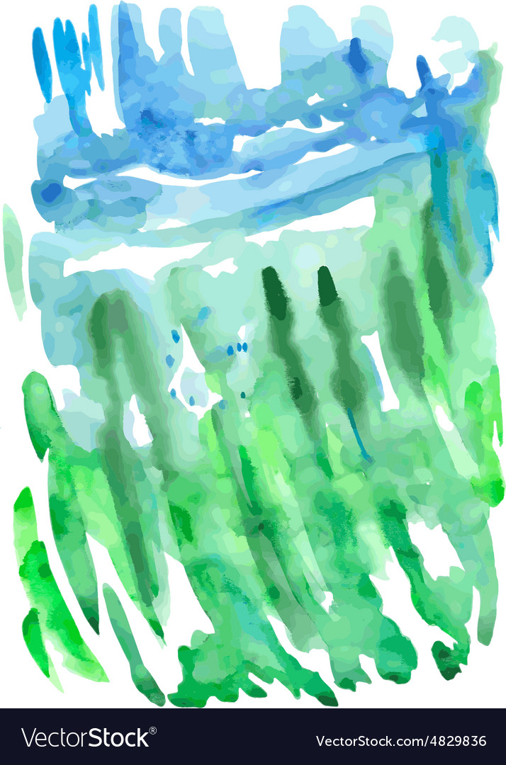 Abstract sea watercolor background