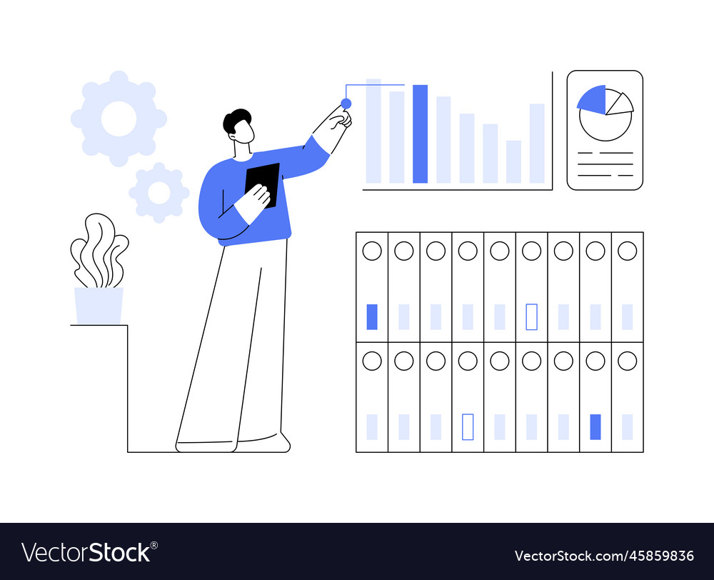 Big data analytics abstract concept vector image Big data analytics abstract concept