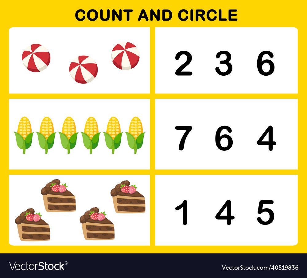 Count and circle