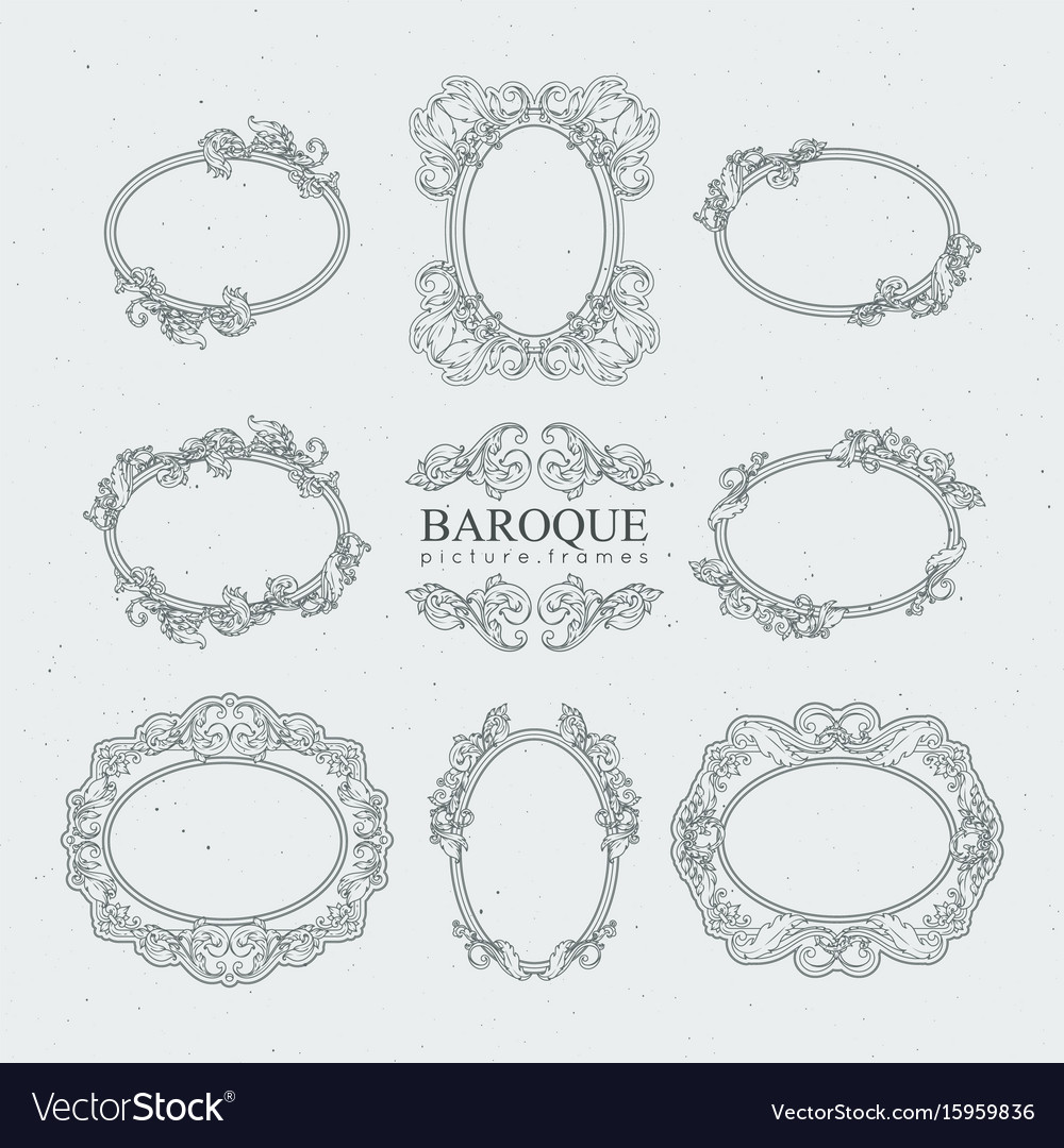 detailed vintage frames in