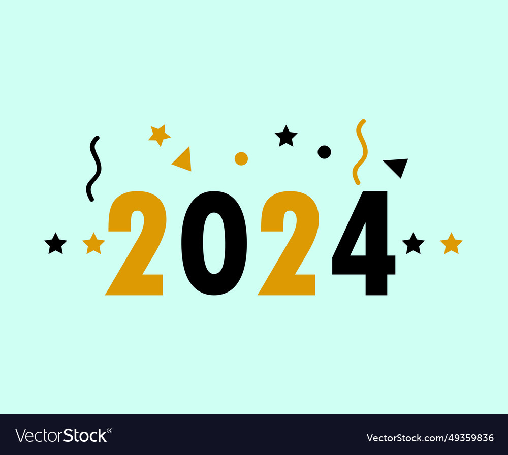 Ny2024-384 Royalty Free Vector Image - VectorStock