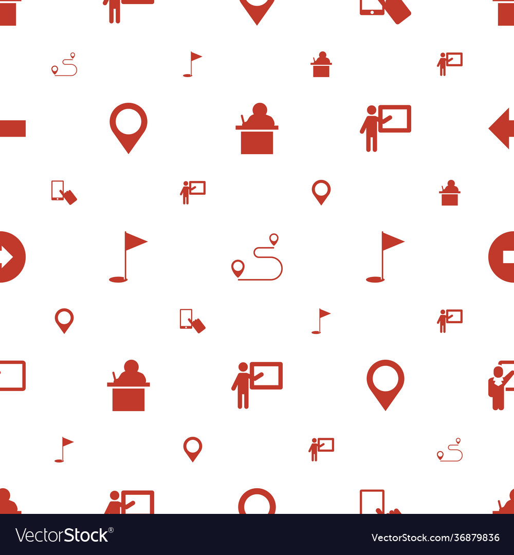 Pointer icons pattern seamless white background