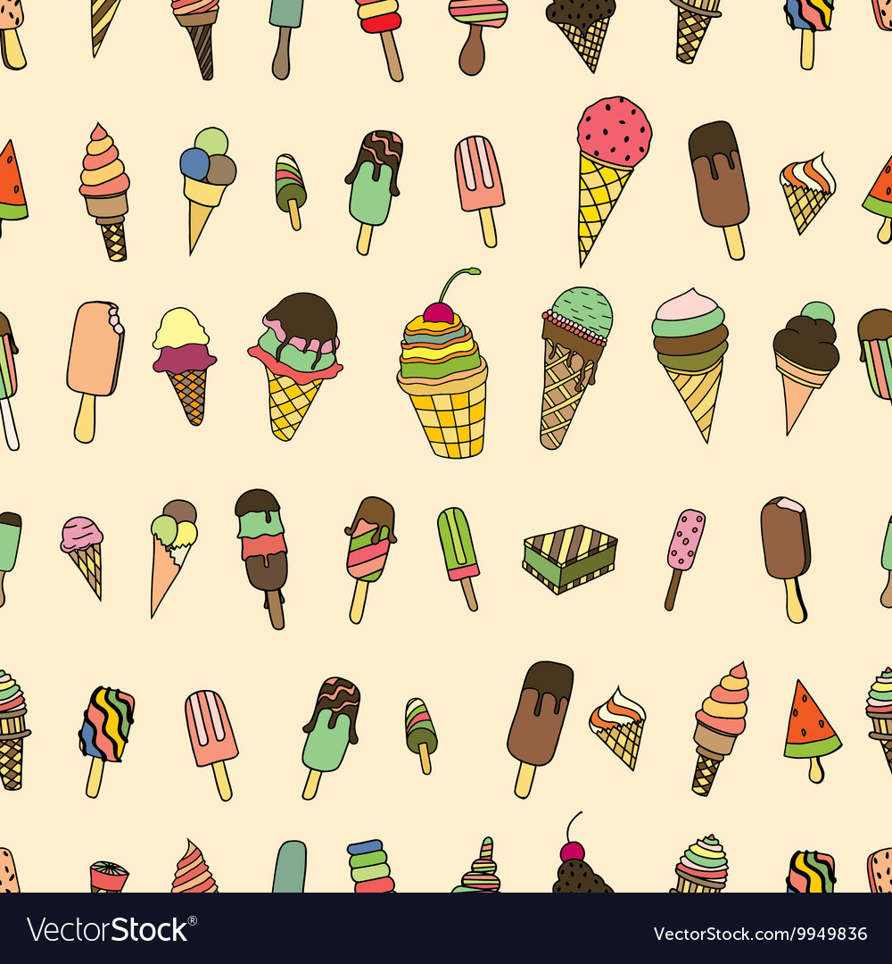 Set of ice-cream