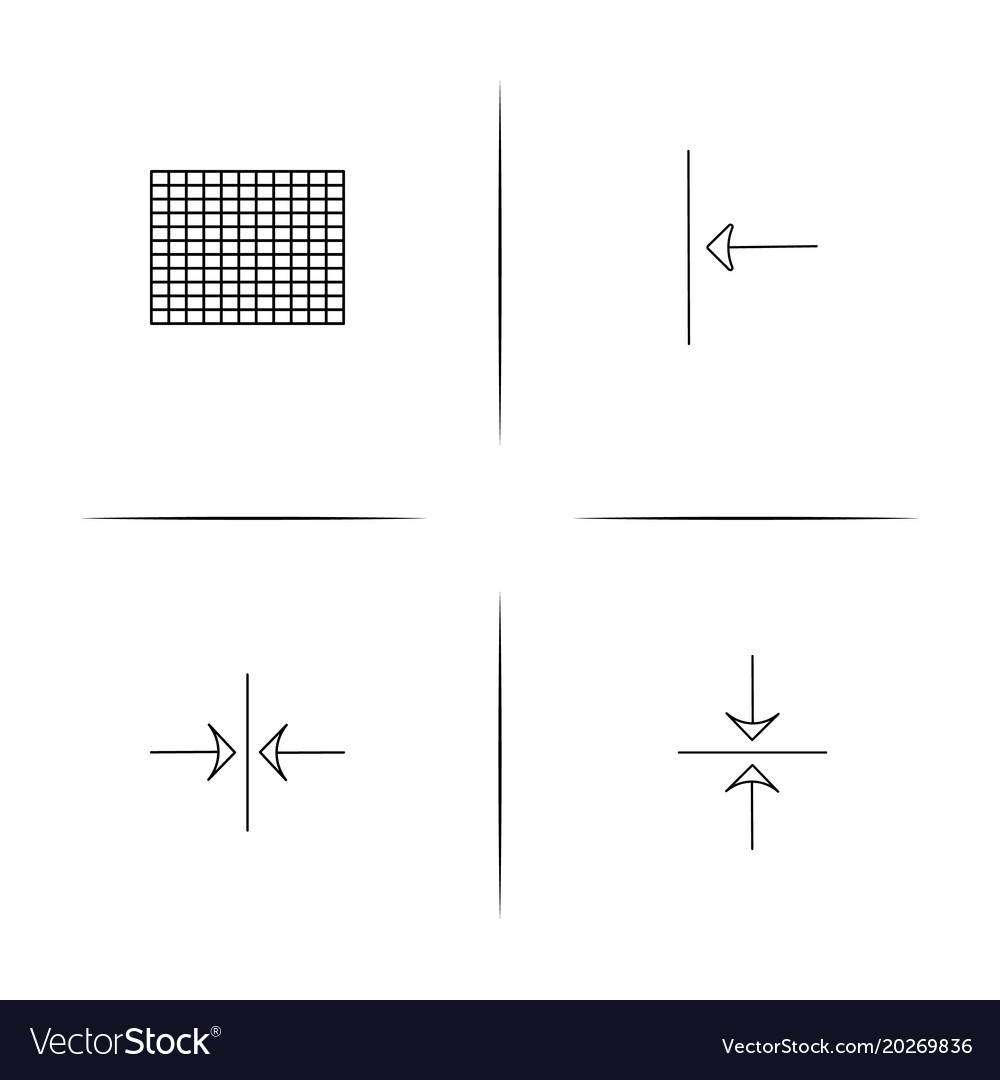 Web linear simple icon setoutline icons