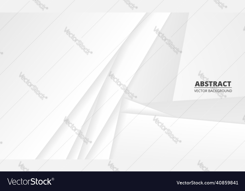 Abstract 3d white background Royalty Free Vector Image