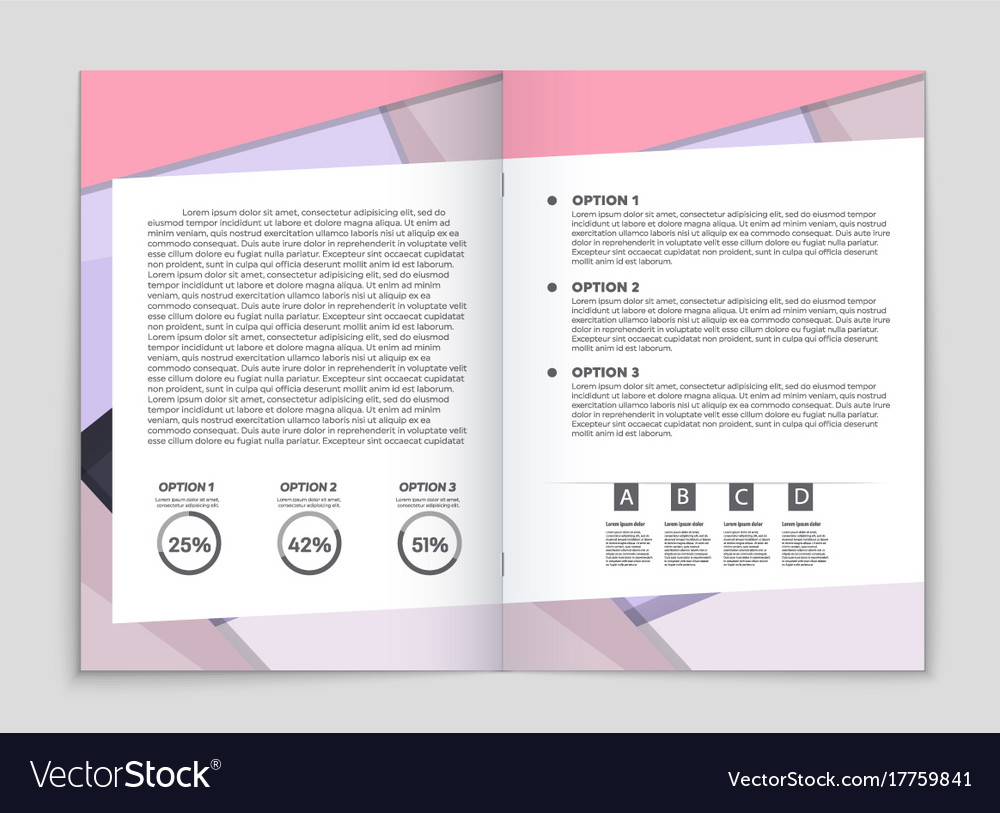 Abstract layout background set for art