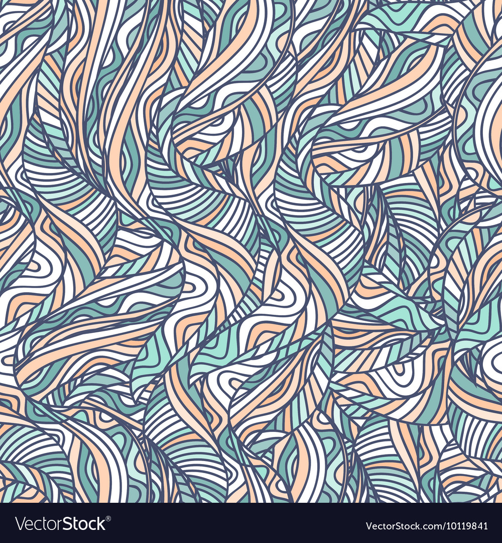 Abstract of wavy lines background seamless pattern