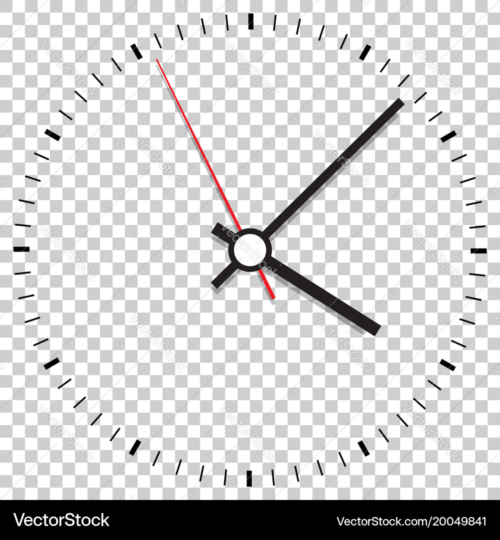 Clock icon office on isolated background Vector Image
