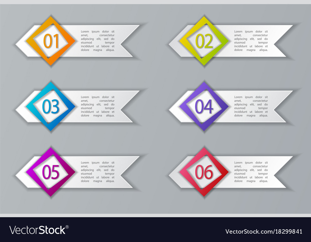Infographic elements set workflow layout