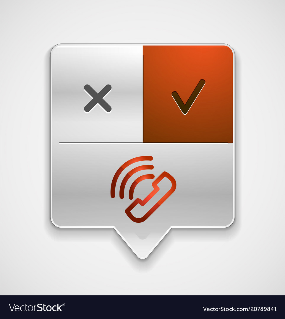 Phone support web button vector image Phone support web button