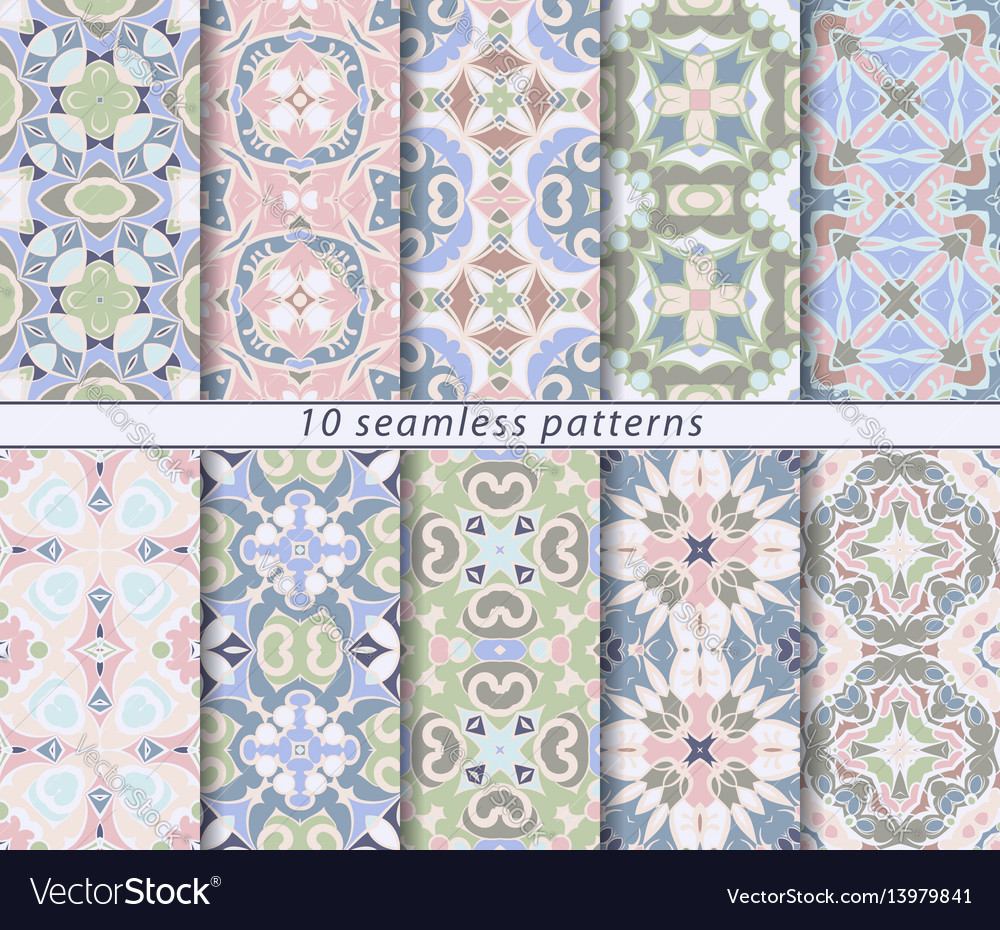 Set of seamless pattern