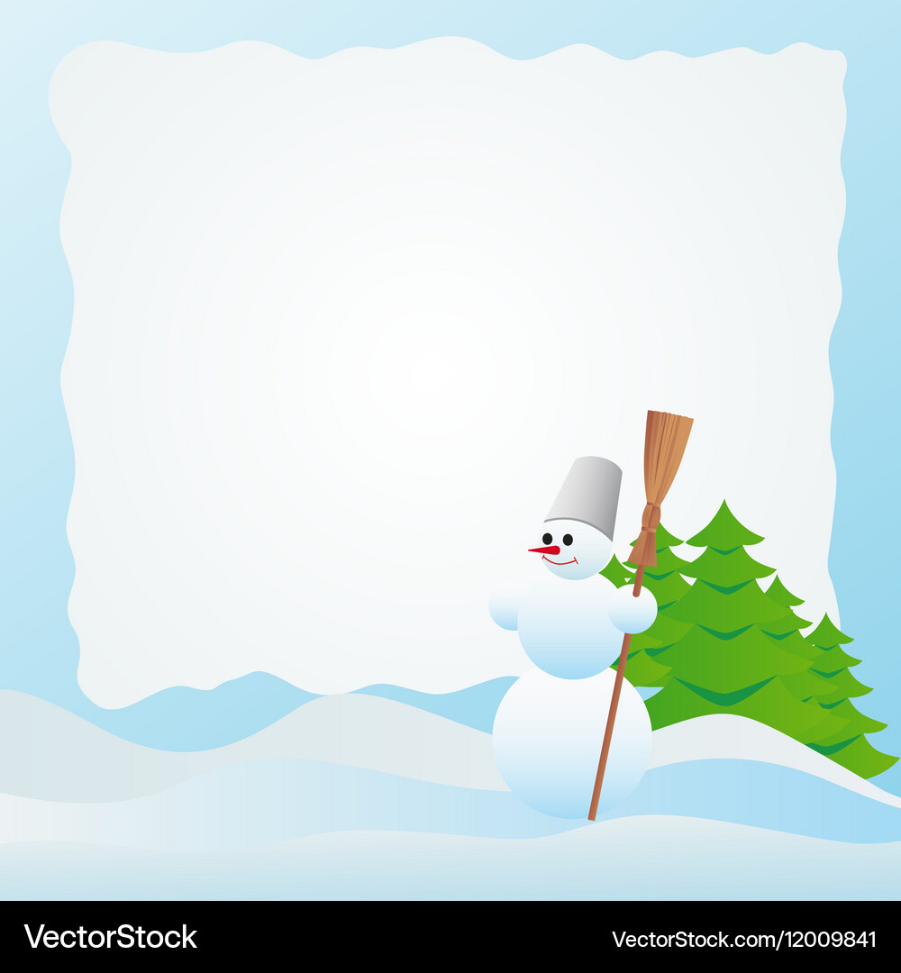 Snowman Royalty Free Vector Image - VectorStock