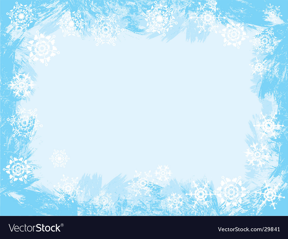 Winter Snowflake Background