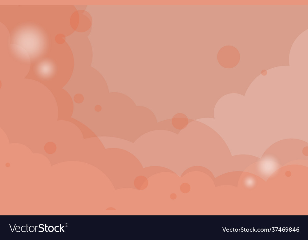 Abstract orange cloudy background