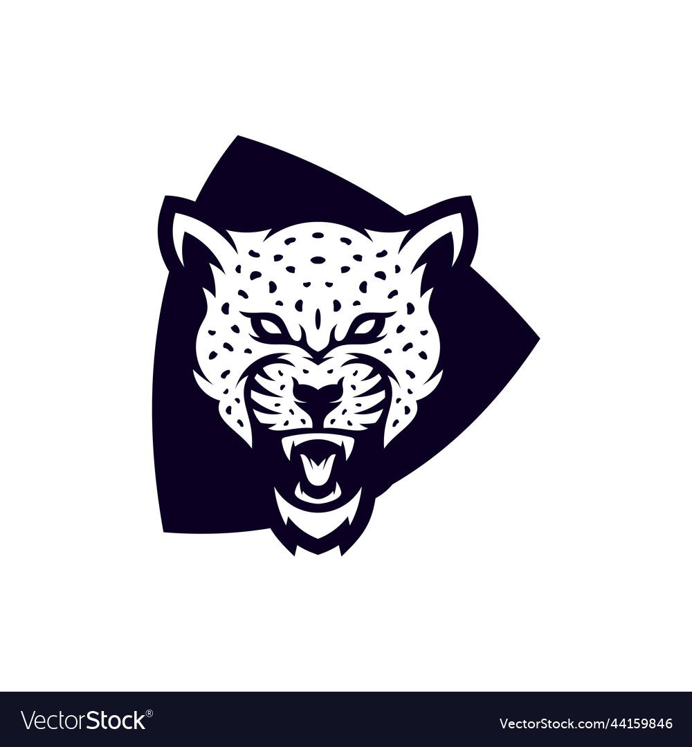 Angry jaguar leopard mascot esport logo designs