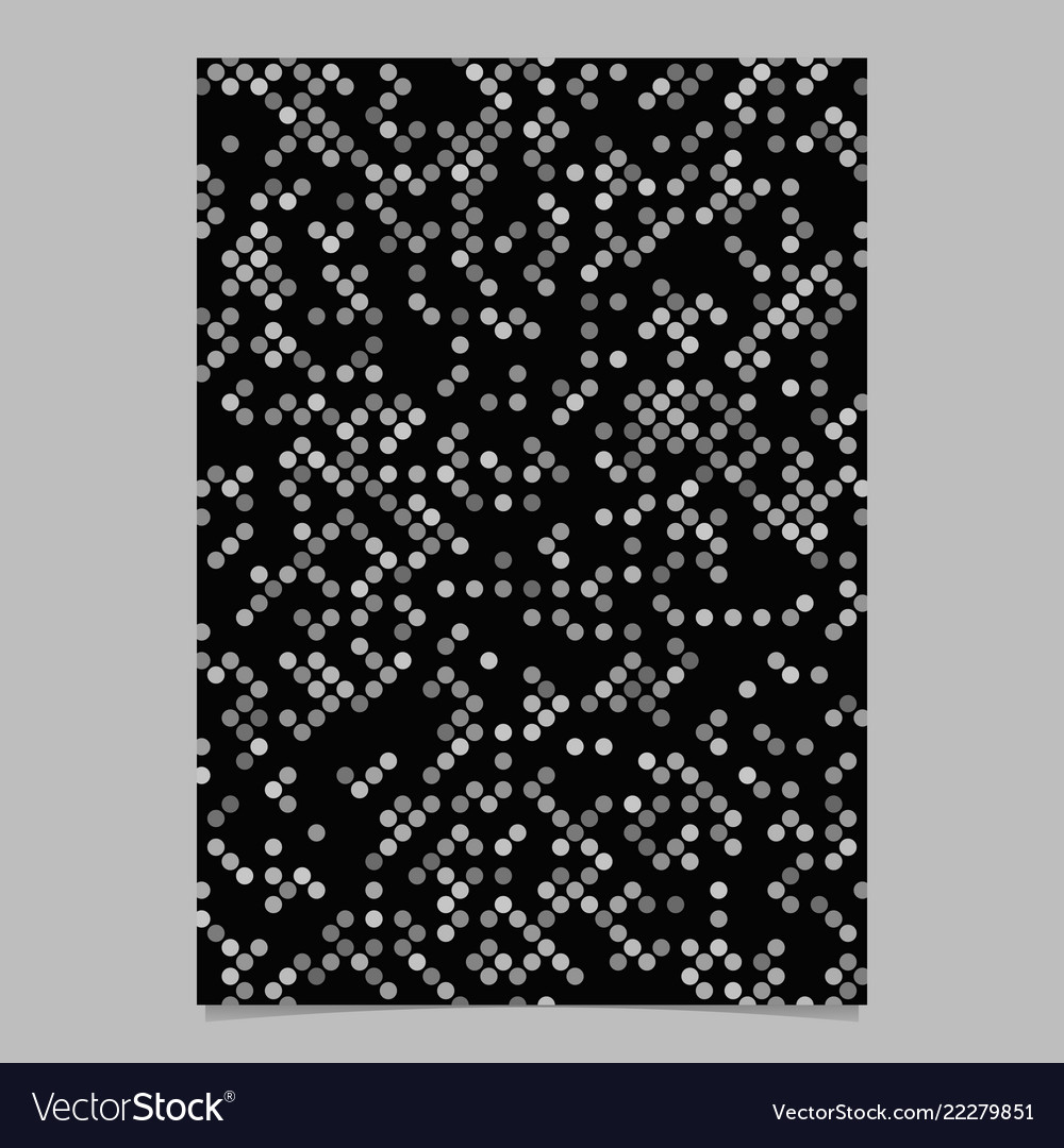 Abstract circle pattern poster template vector image Abstract circle pattern poster template
