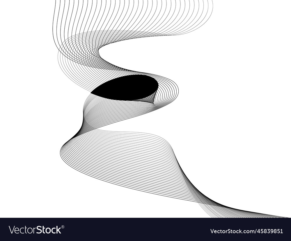 Abstract wave element for design digital vector image Abstract wave element for design digital