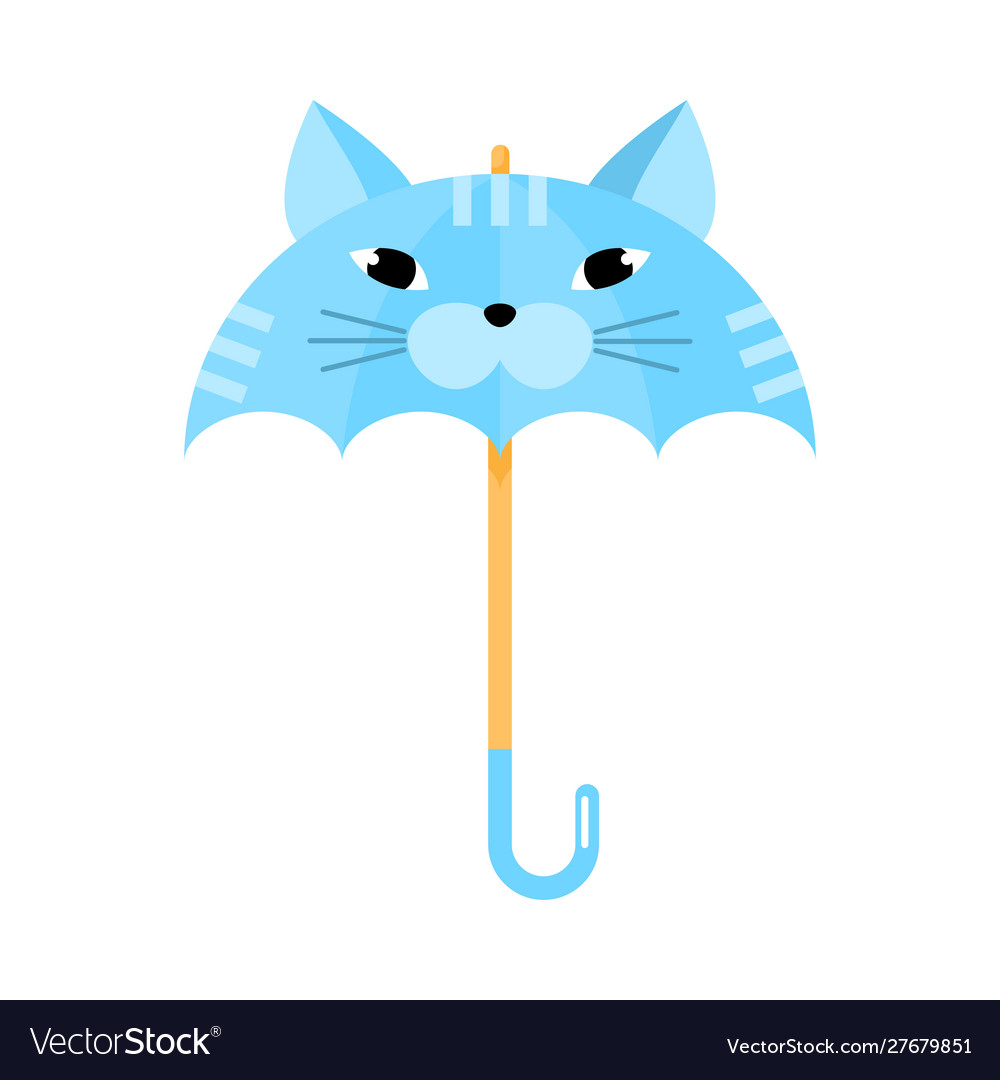 Cat Umbrella - Blue Cat Umbrella - Blue