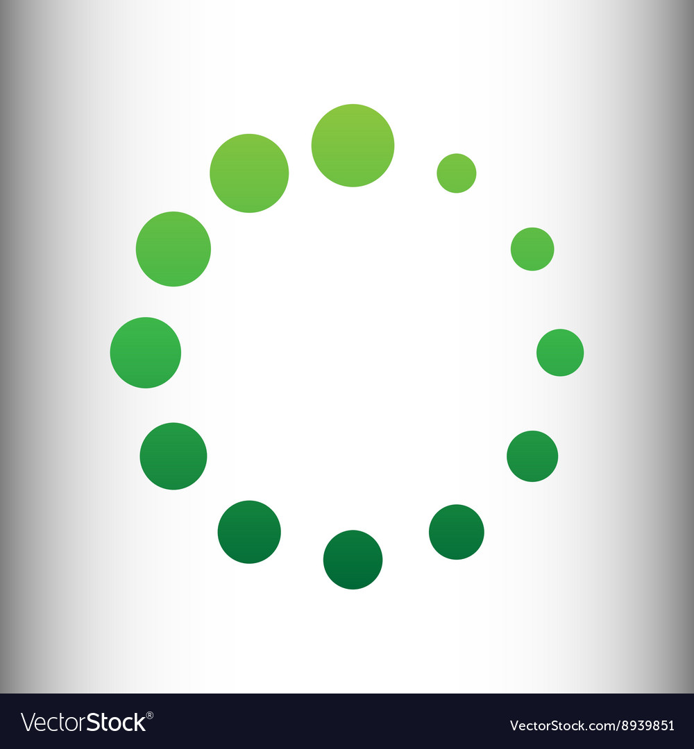 Circular loading sign
