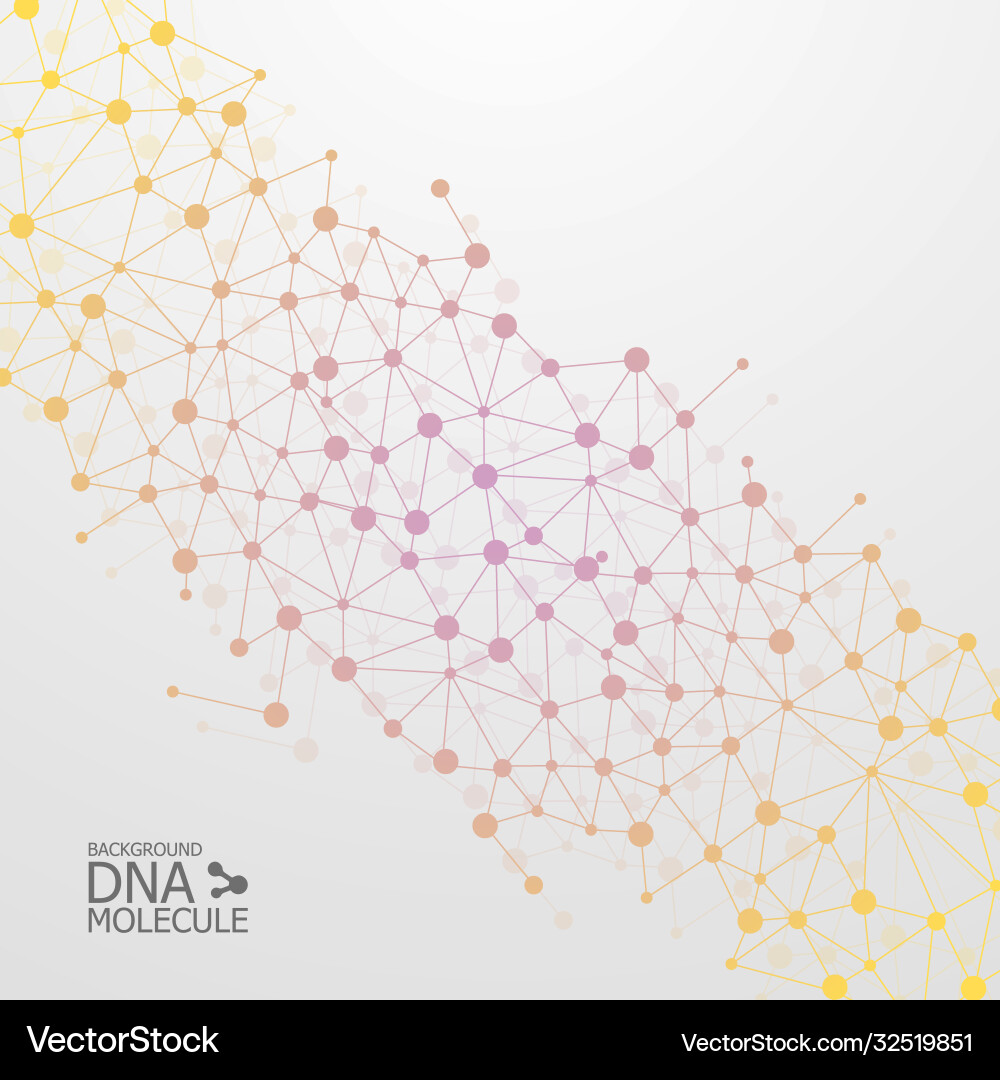 Molecules background eps 10 Royalty Free Vector Image